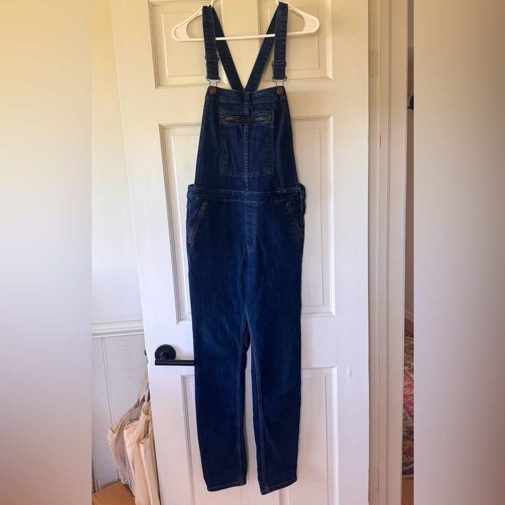 Free People Dark Blue Denim Jumpsuit - Picture 10 of 12